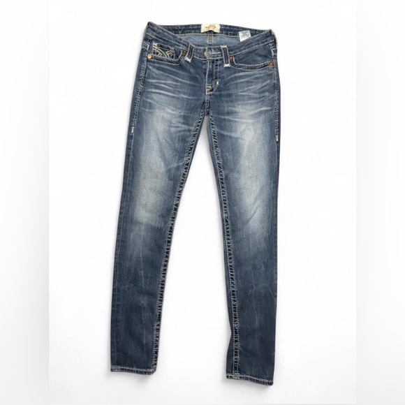 Big Star Denim - Big Star Blue Skinny Jeans with Vintage Fading